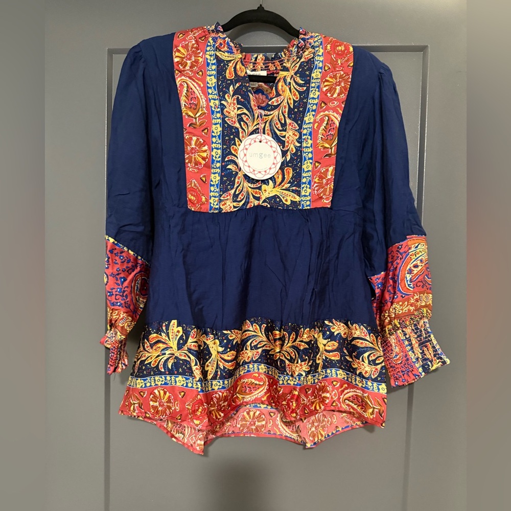 Colorful Paisley Women's Top by Umgee